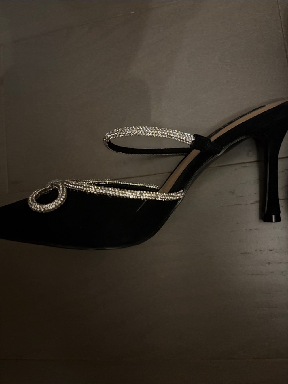Aqua Rhinestone Heels - Picture 2 of 3